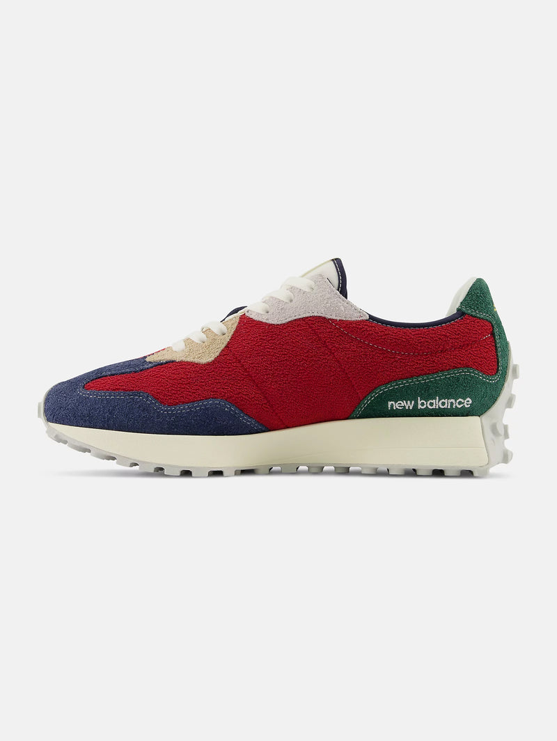 Sneakers in Pelle 327 Rosso/Blu/Verde