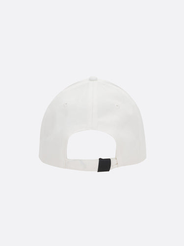 Baseballpet met Geborduurd Logo Crème