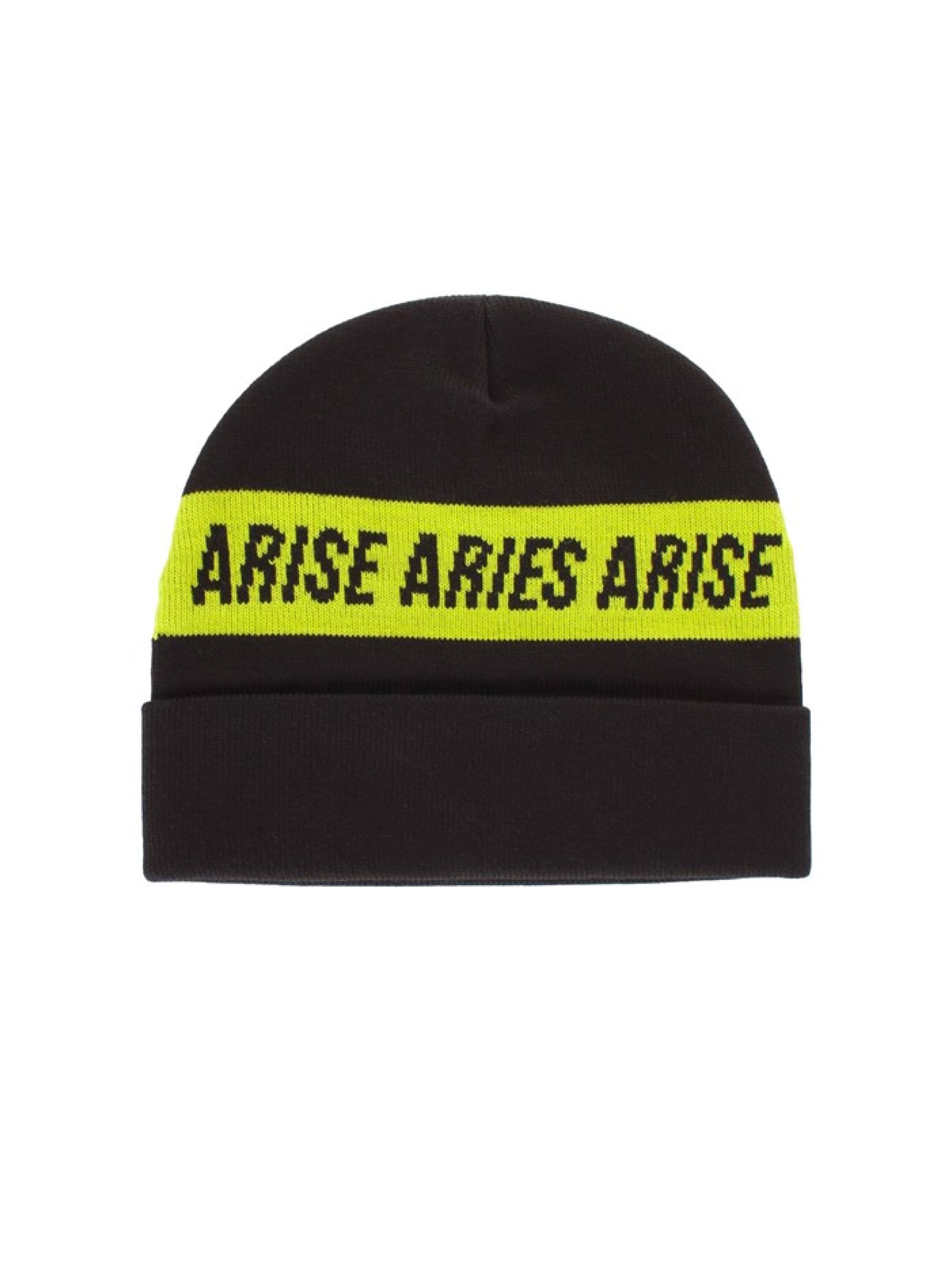 ARIES-Cappello con Intarsio Nero-TRYME Shop