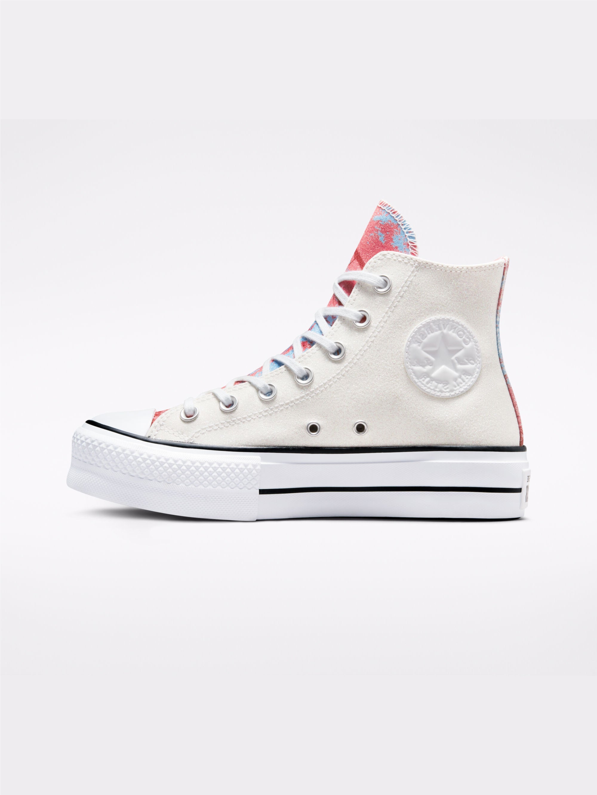 CONVERSE-Sneakers Alte Platform Glitter White pink-TRYME Shop
