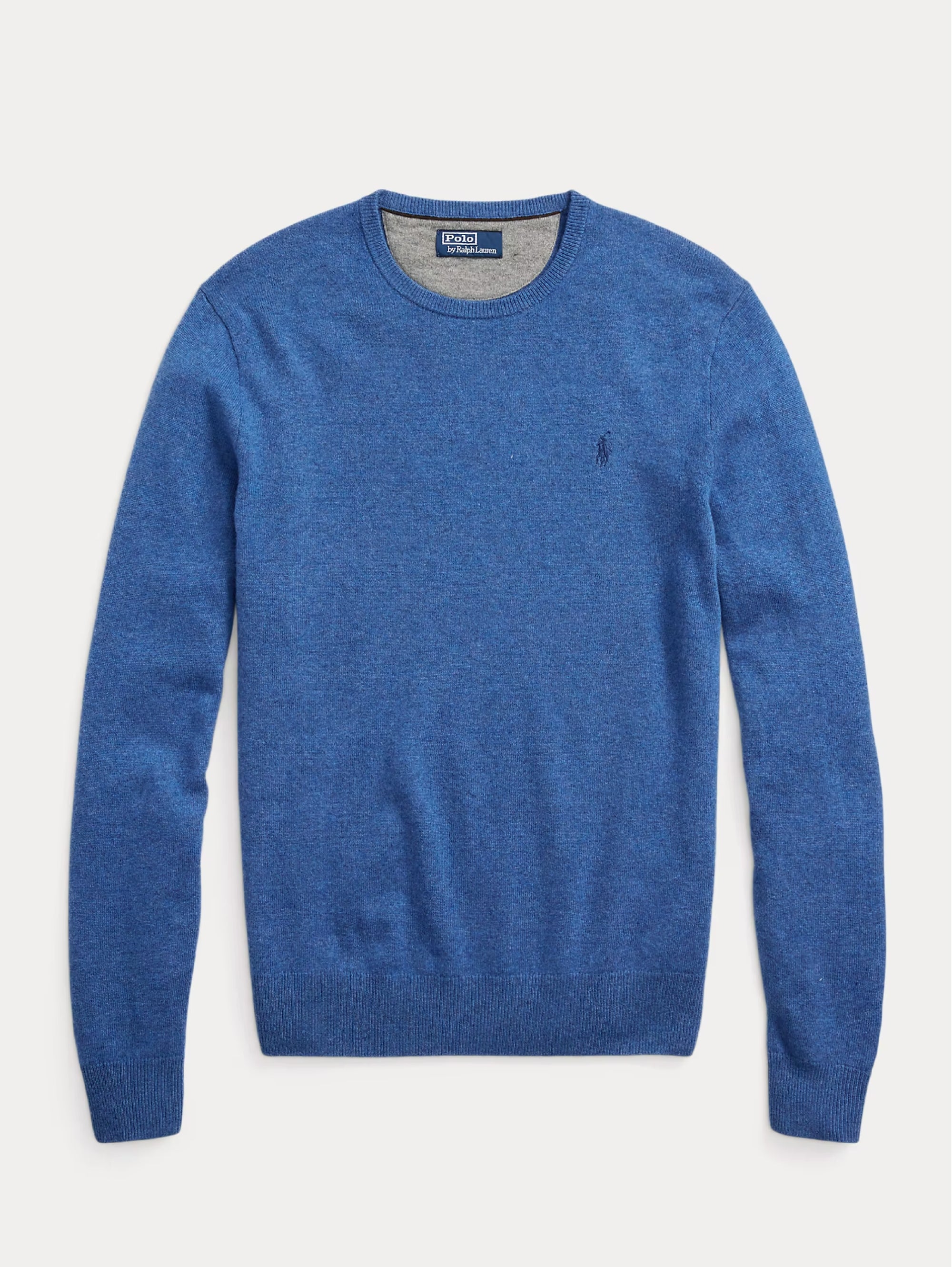Light Blue Wool Crewneck Sweater