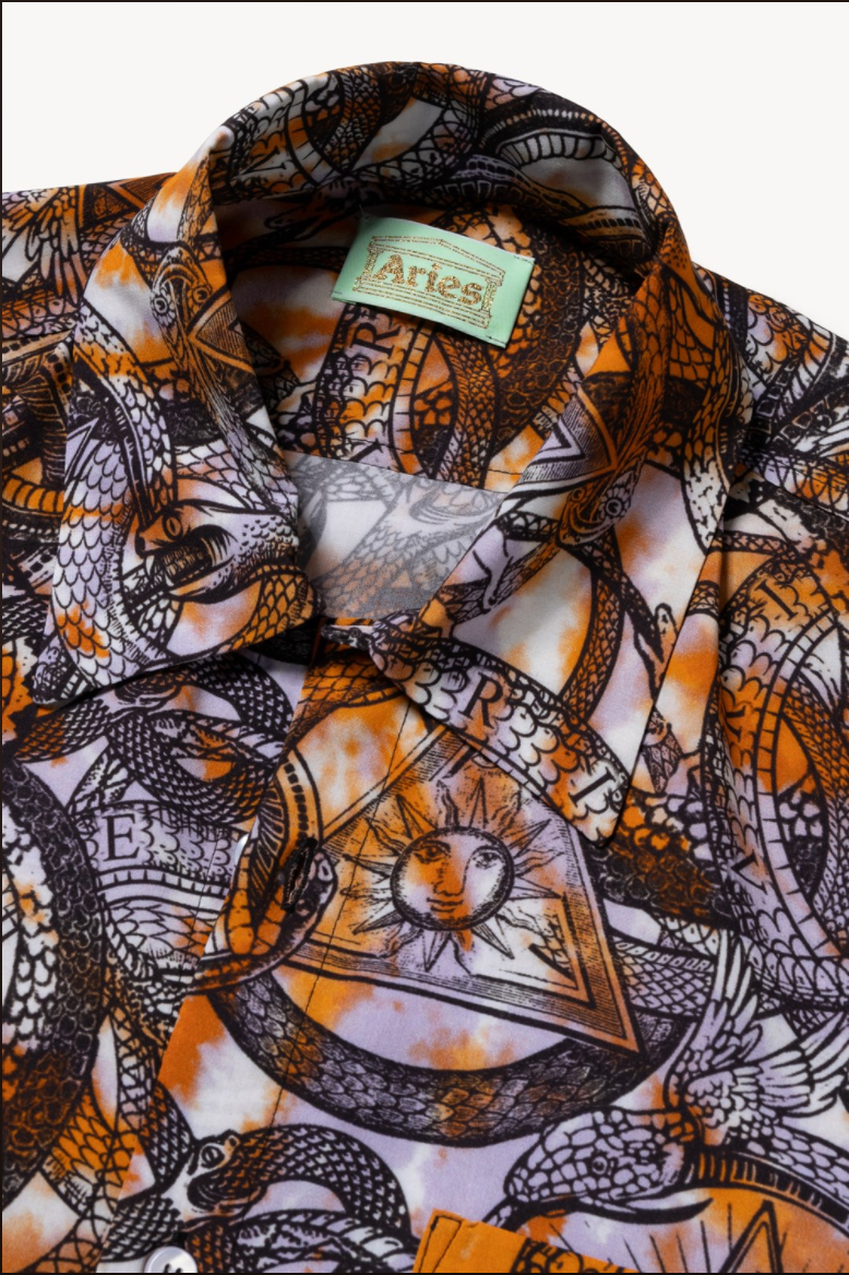 Shirt with Multicolor Print