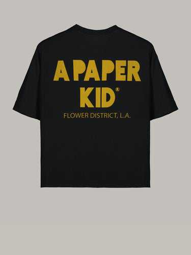 T-shirt met Micro Logo Zwart