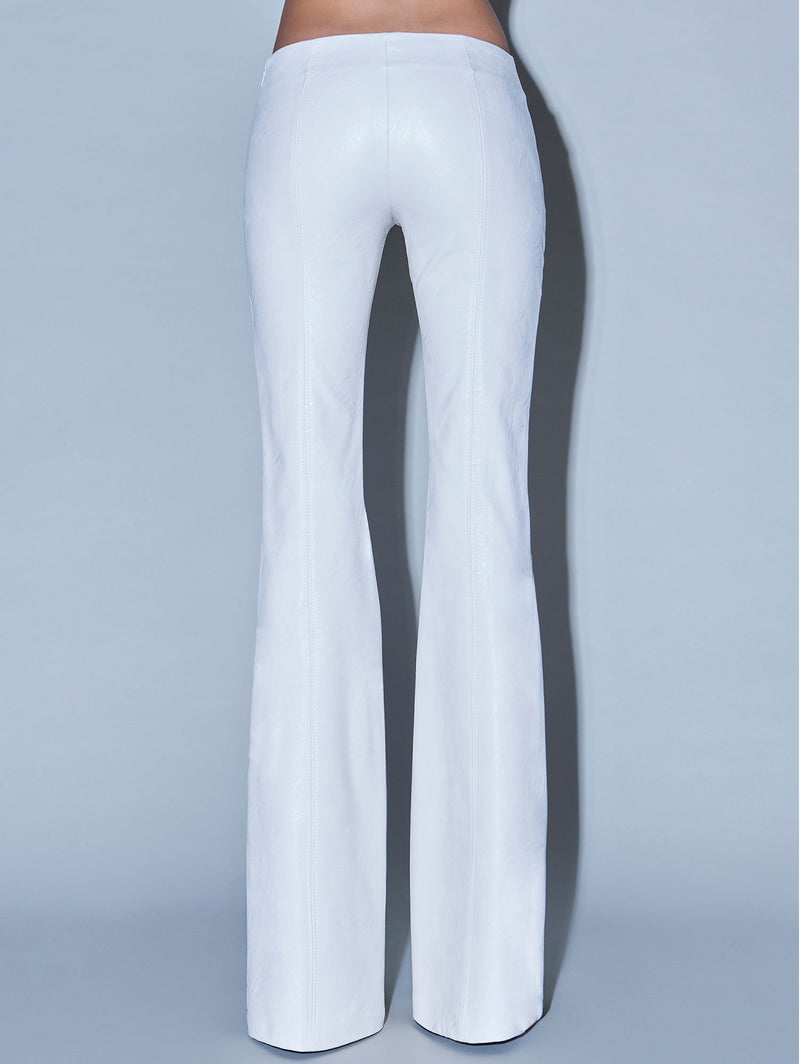 Pantaloni in Ecopelle Bianco