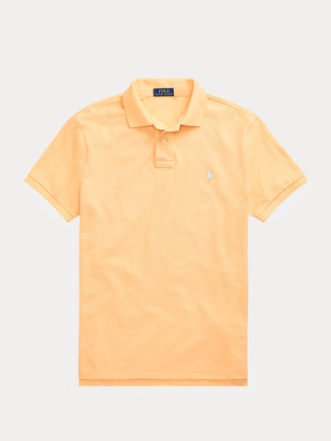 RALPH LAUREN-Polo in Piqué di Cotone Arancione-TRYME Shop