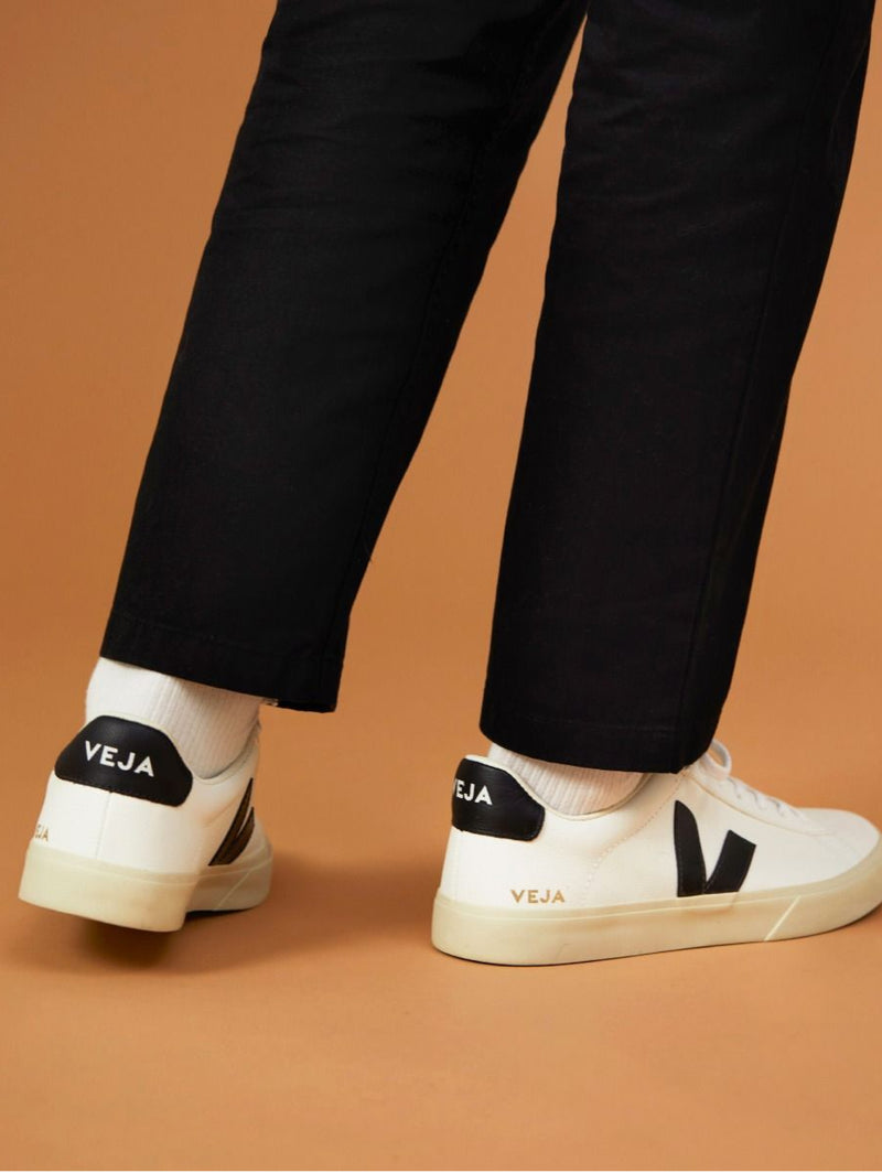 Sneakers in Pelle Senza Cromo Bianco