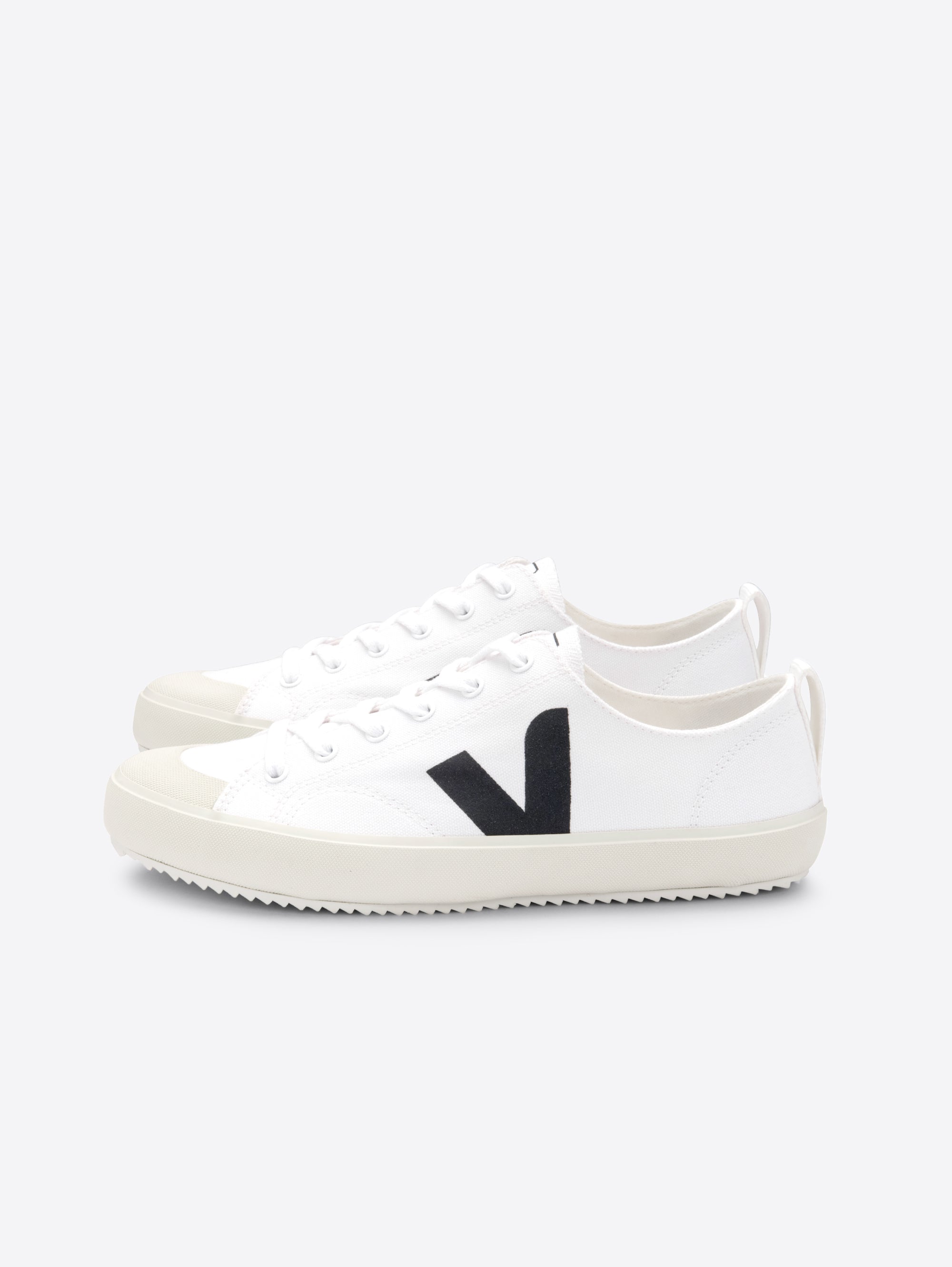 VEJA-Sneakers in Cotone Organico da Uomo White Black-TRYME Shop