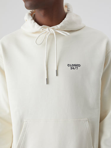 Kapuzenpullover Weiß