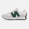 NEW BALANCE-Sneakers in Pelle 327 Bianco/Verde-TRYME Shop