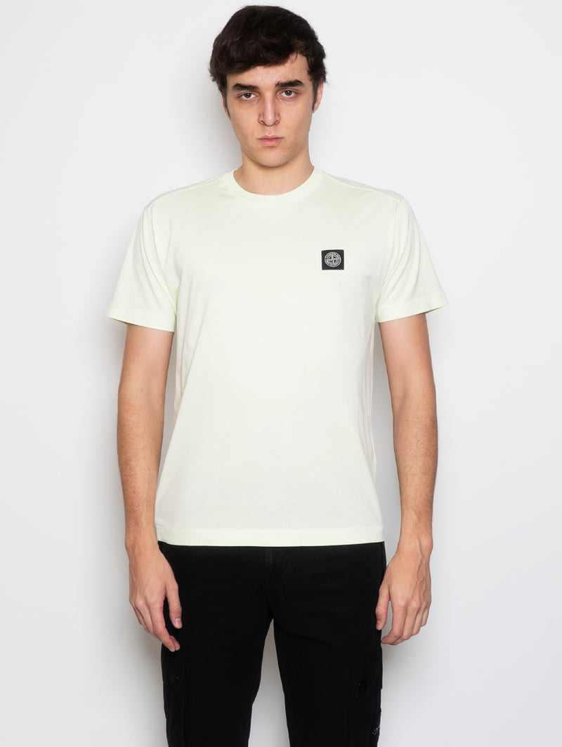 STONE ISLAND-T-shirt in Cotone 60/2 Verde-TRYME Shop