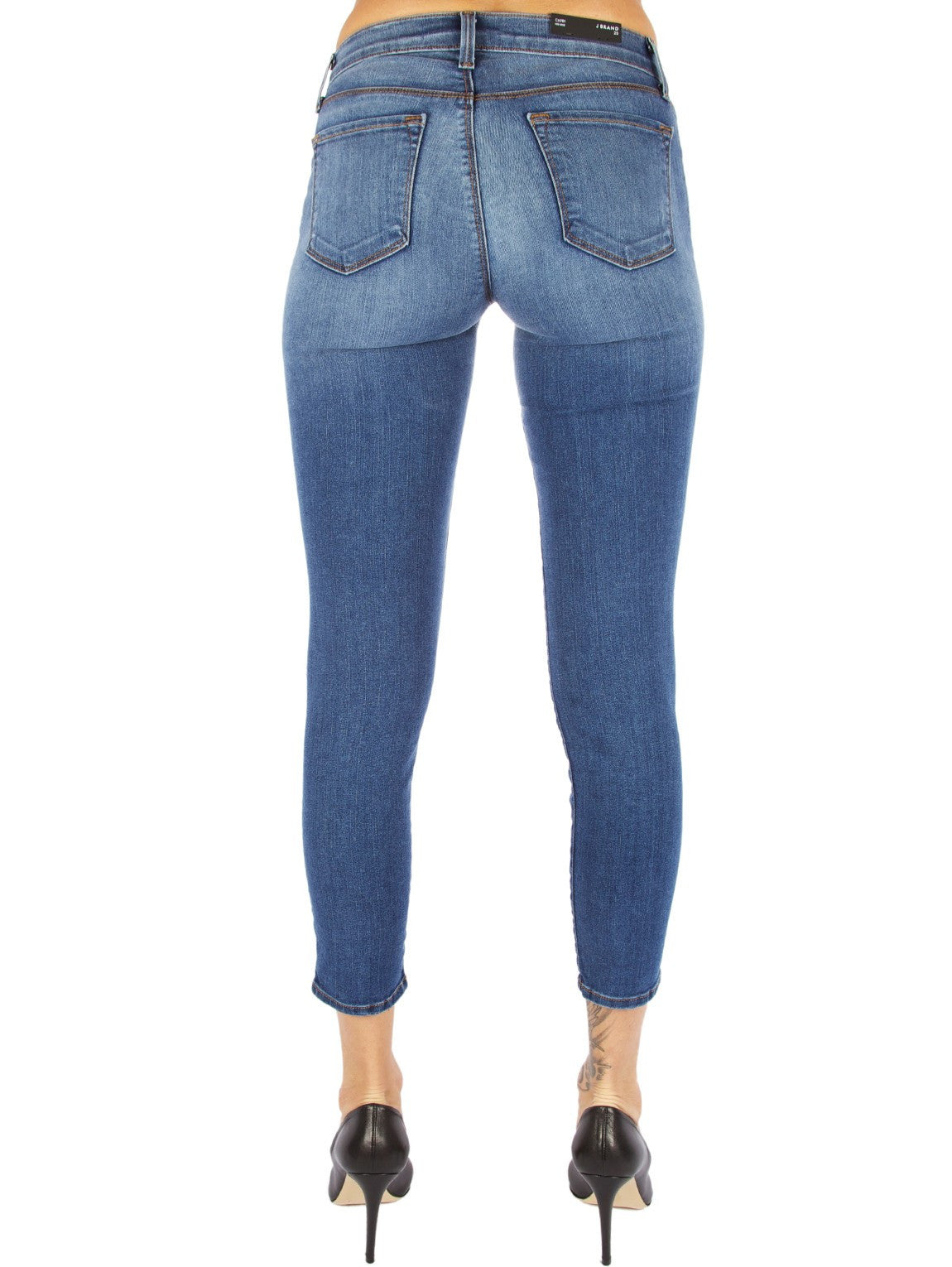 835 Mid-Rise Capri NAVY-Jeans-J brand-TRYME Shop