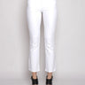 J BRAND-Jeans Selena con Orlo Sfrangiato Bianco-TRYME Shop