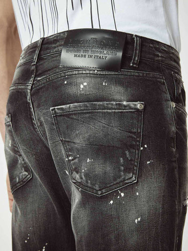 Jeans John Richmond skinny con patch uomo