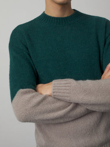 Color-Block Shirt Fir Green