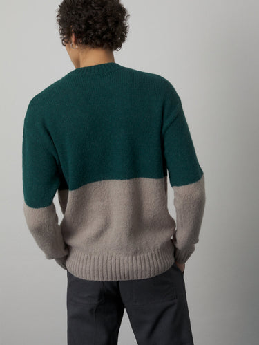 Color-Block Shirt Fir Green