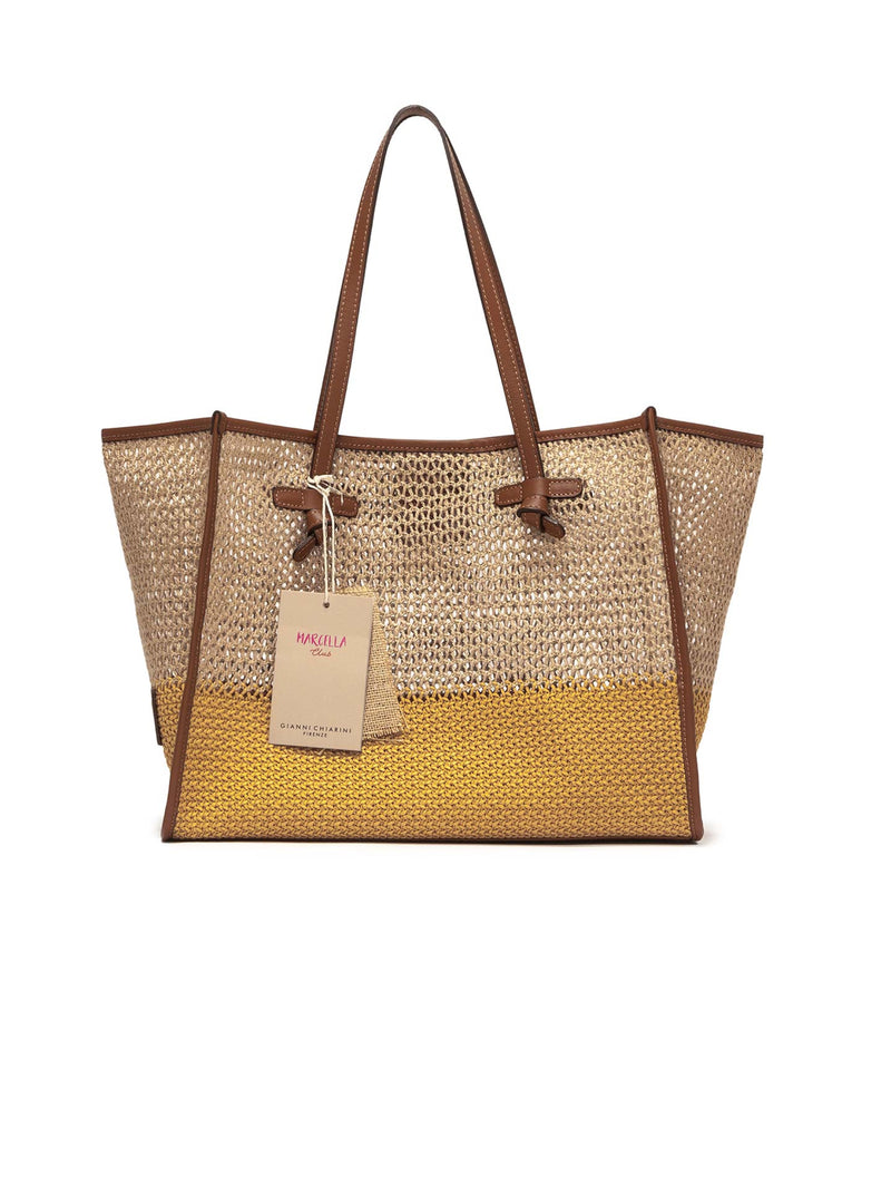 GIANNI CHIARINI - Marcella Shoulder Bag in Custard Hemp – TRYME Shop