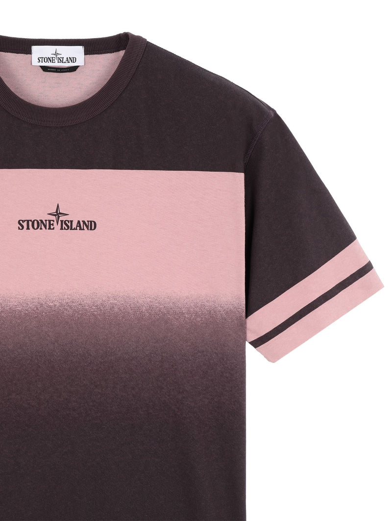 STONE ISLAND - T-shirt with shaded must print – TRYME Shop