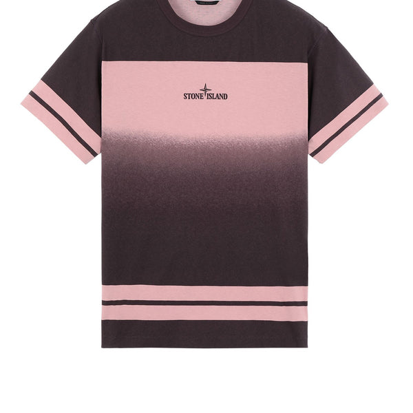 STONE ISLAND - T-shirt with shaded must print – TRYME Shop