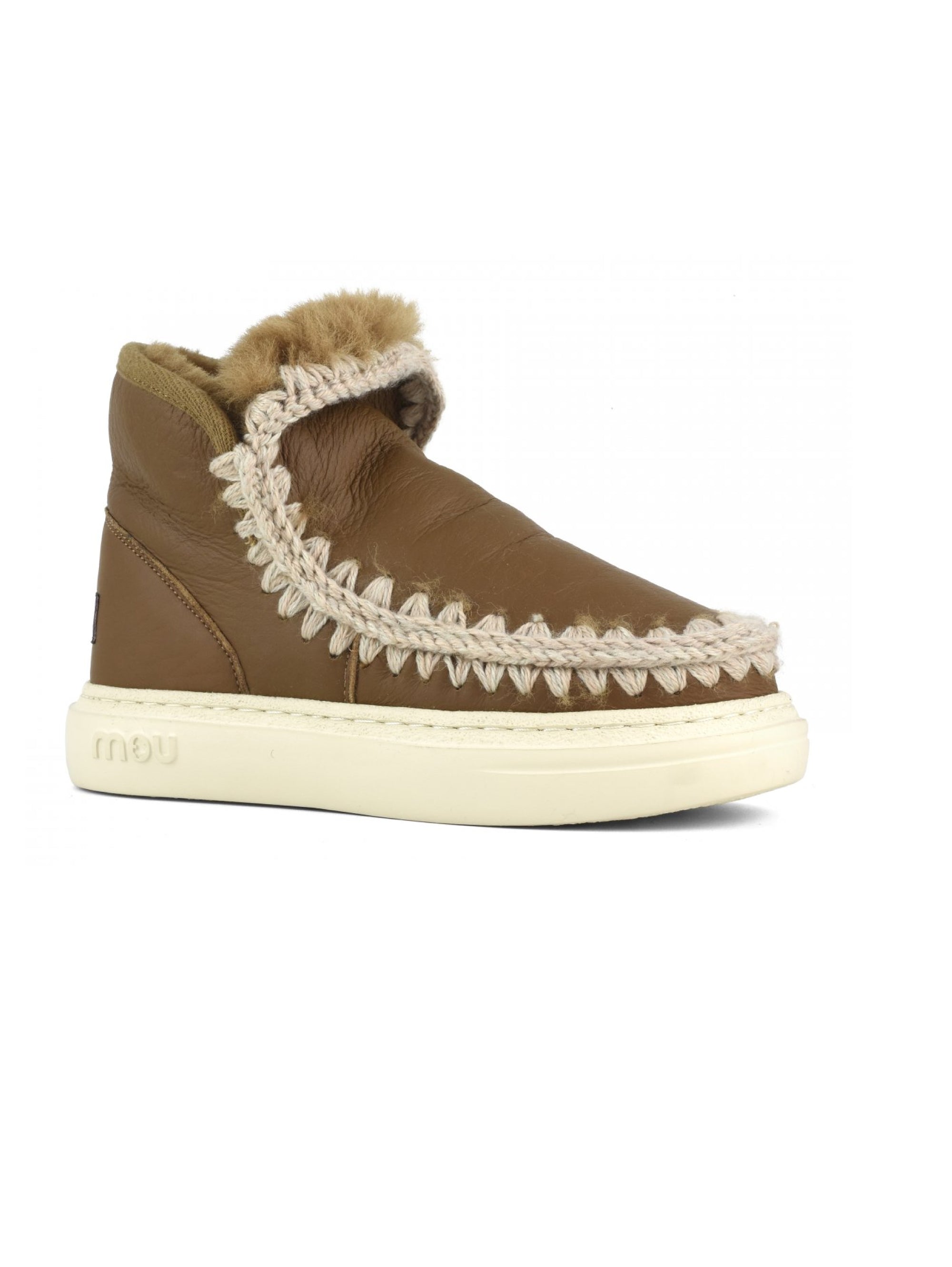 Ankle boot in Sheepskin Sneakers Bold Brown