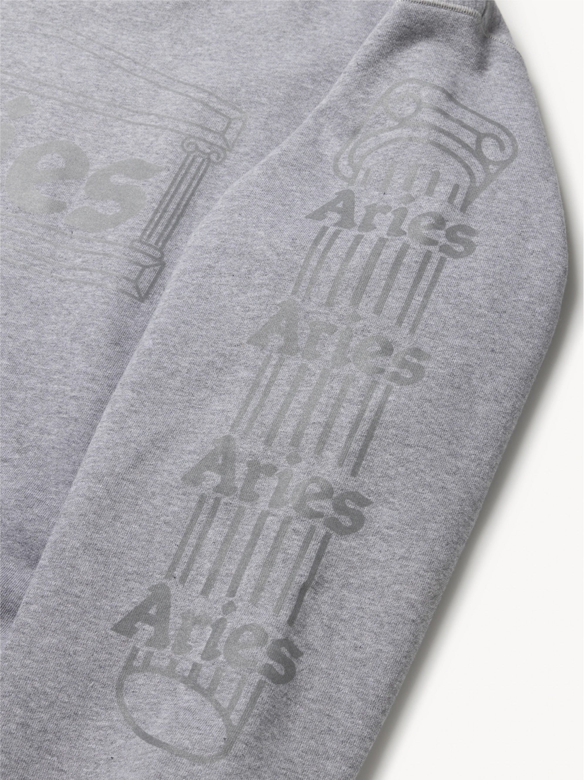 Rundhals-Sweatshirt mit grauem reflektierendem Logo