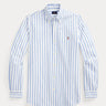 RALPH LAUREN-Camicia a Righe Custom Fit Blu/Bianco-TRYME Shop