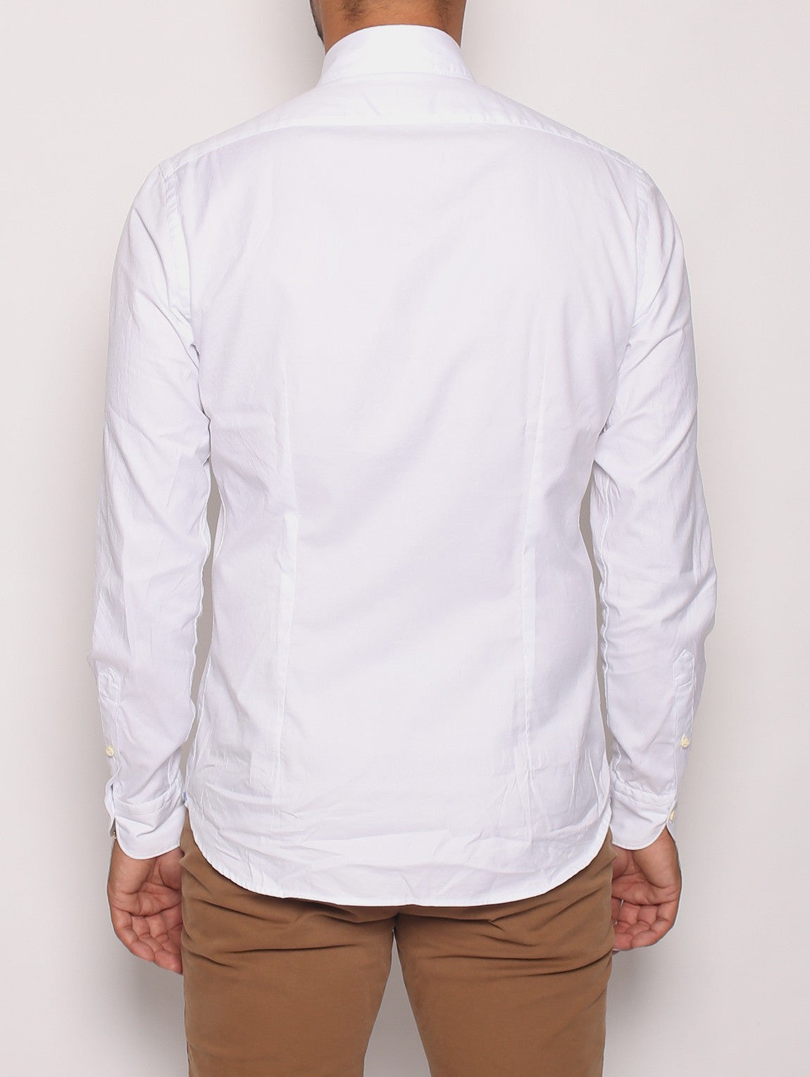 XACUS - Camicia in twill lavato - Mod. 767 BIANCO-Camicie-Xacus-TRYME Shop