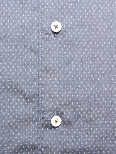 XACUS - Camicia supercotone operato - Mod. 767 NAVY-Camicie-Xacus-TRYME Shop