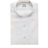 XACUS-Camicia Coreana in Lino Bianco-TRYME Shop