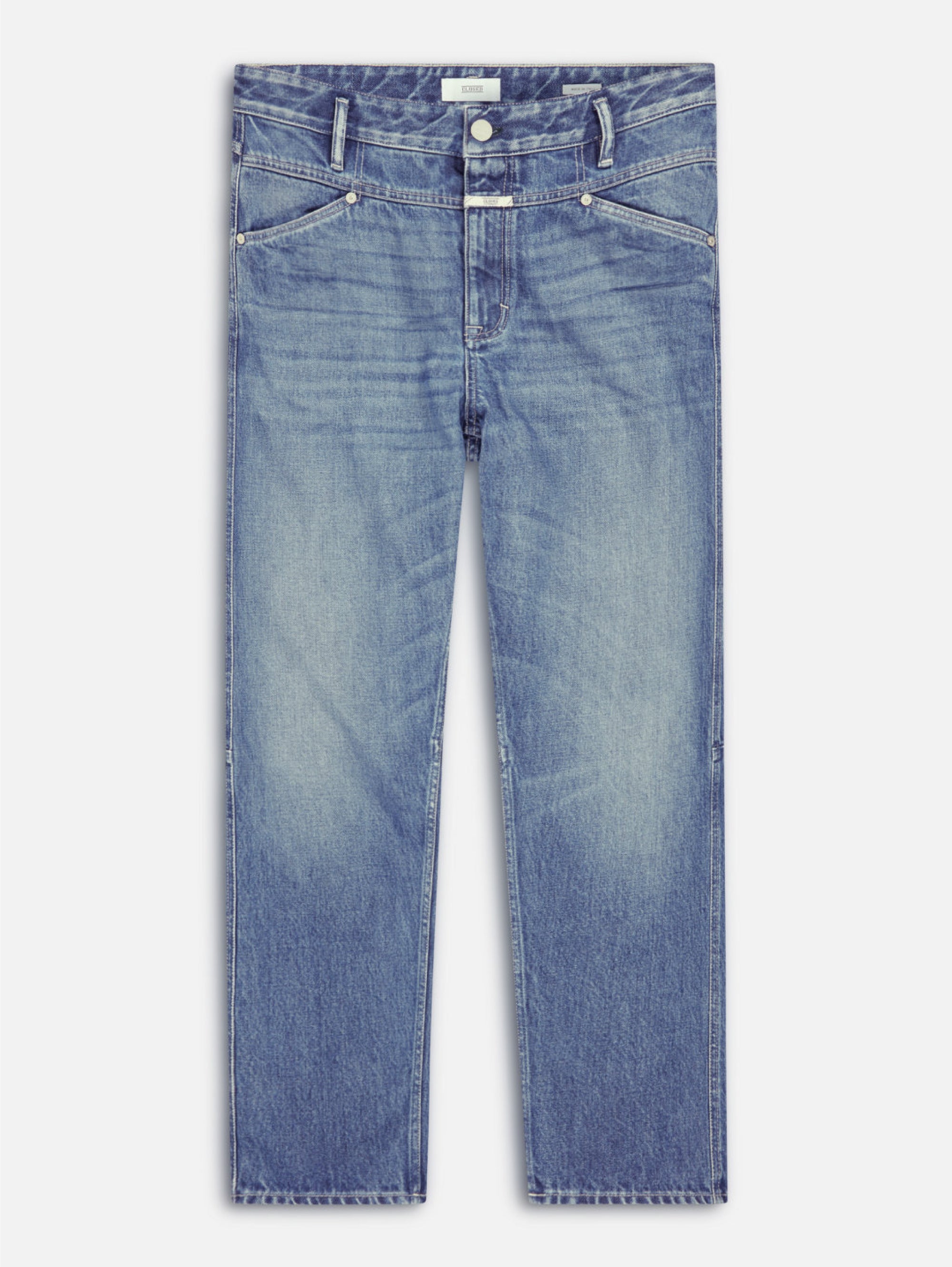 CLOSED-Jeans Relaxed Fit Mid Blue-TRYME Shop